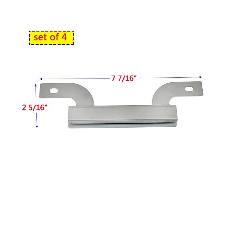 Direct store Parts Kit DG132 Replacement for Gas Grill Brinkmann 810-1575-W Gas Grill Parts Kit (Stainless Steel Burner + Stainless Steel carry-over tubes + Porcelain Steel Heat Plate) - Image 5